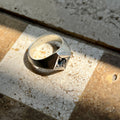 Saphire Pinky Silber Ring