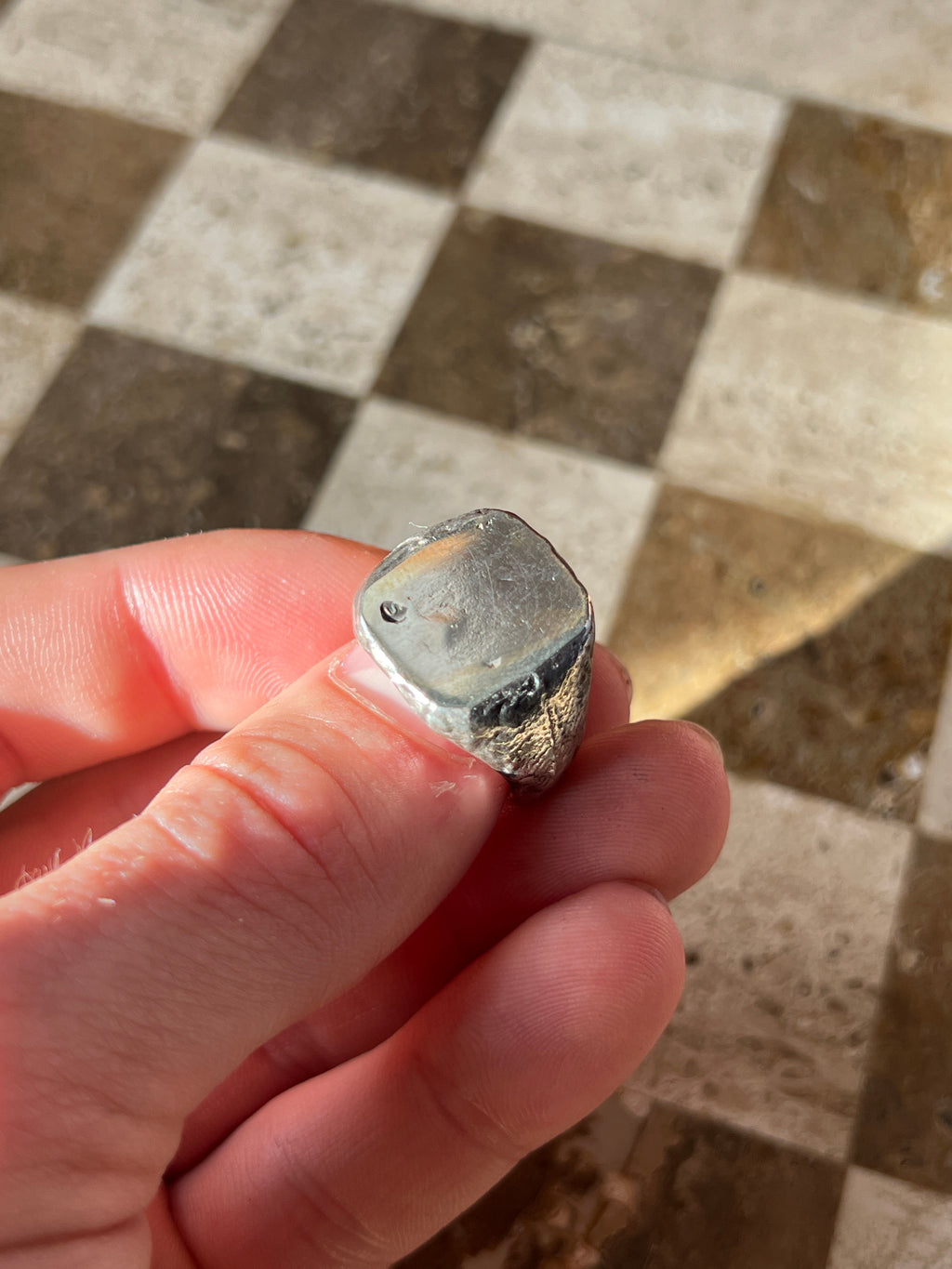 Fragment Siegel Silber Ring