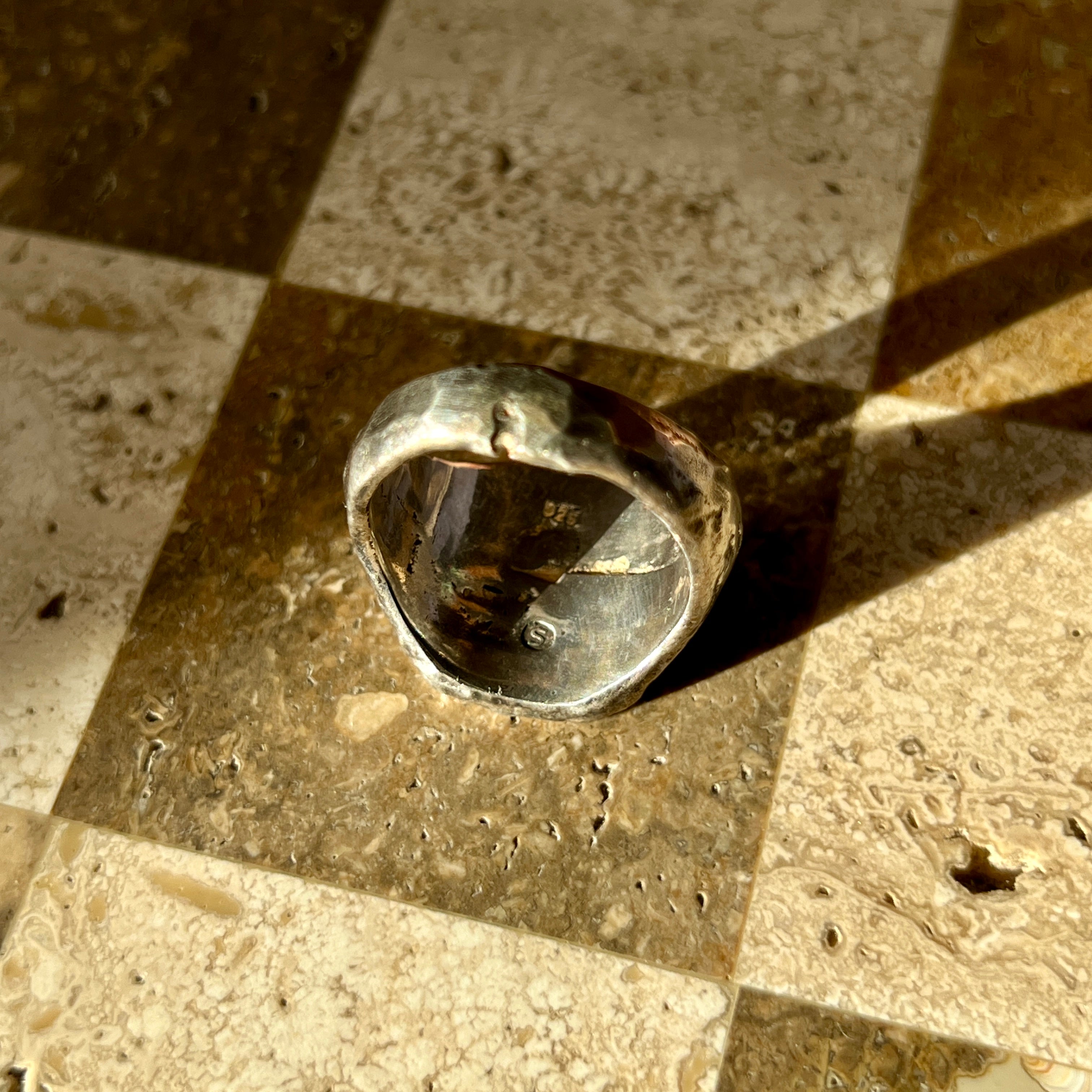 Fragment Siegel Silber Ring